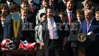 Recibe Trump a los Indiana Hoosiers en la Casa Blanca