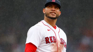 Red Sox fall to Twins in the rain