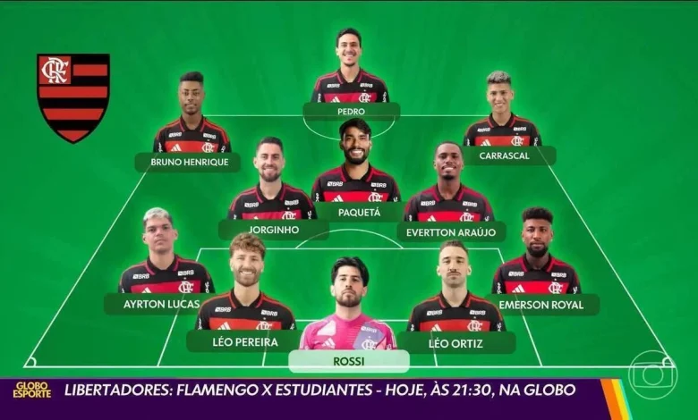 Relacionados do Flamengo: Pulgar, Cebolinha e Plata desfalcam o time contra o Estudiantes