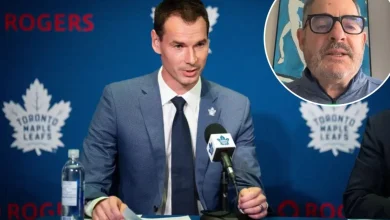 Reporter rips Maple Leafs' new 'con artist' GM John Chayka at press conference