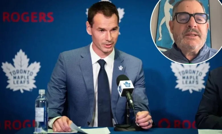 Reporter rips Maple Leafs' new 'con artist' GM John Chayka at press conference