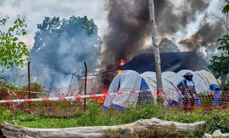 Residents burn Ebola treatment center in Congo as anger grows over the outbreak