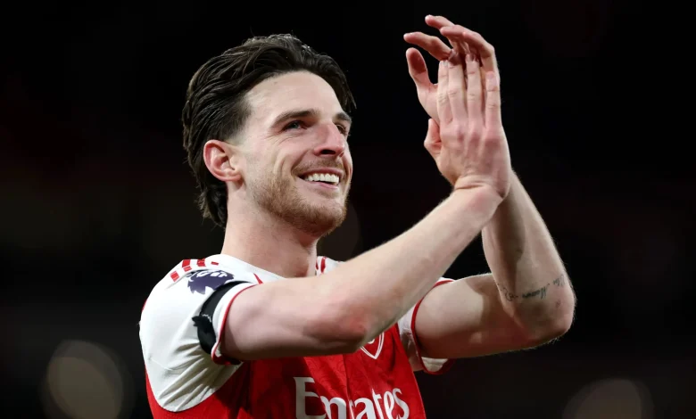 Revealed: Declan Rice did ‘12 laps of the training ground’ as nervous Arsenal star ‘couldn’t watch’ Man City draw deliver the Gunners’ first Premier League title in 22 years