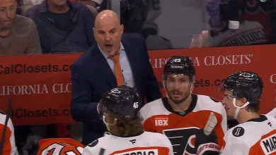 Rick Tocchet loses it and humiliates his star player in front of the crowd