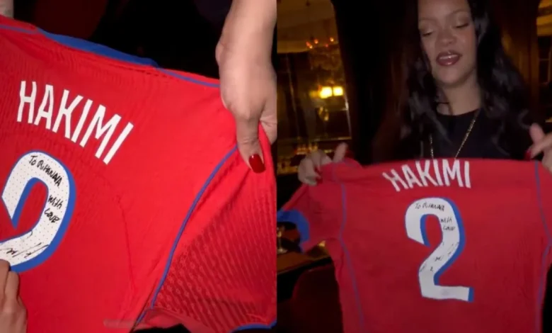 Rihanna and the PSG jersey that is making headlines again ahead of the Champions League final