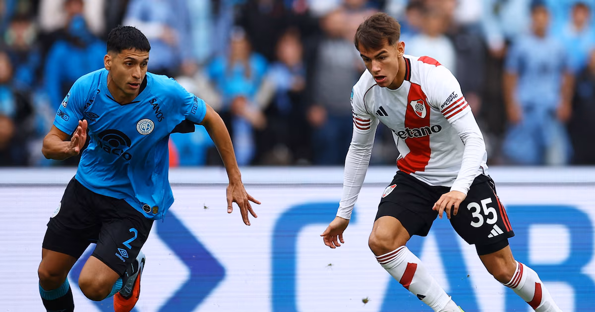 River Plate y Belgrano de Córdoba se enfrentan por el título del Torneo Apertura
