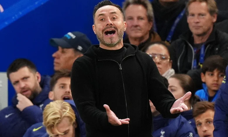 Roberto De Zerbi reaction: What did Spurs boss say after Chelsea loss extends relegation race to final day?