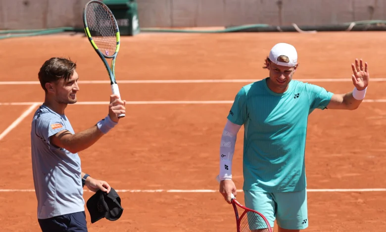 Roland-Garros - Hanne Vandewinkel, Raphaël Collignon et Zizou Bergs en double vendredi