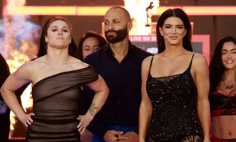 Ronda Rousey vs. Gina Carano weigh-in video