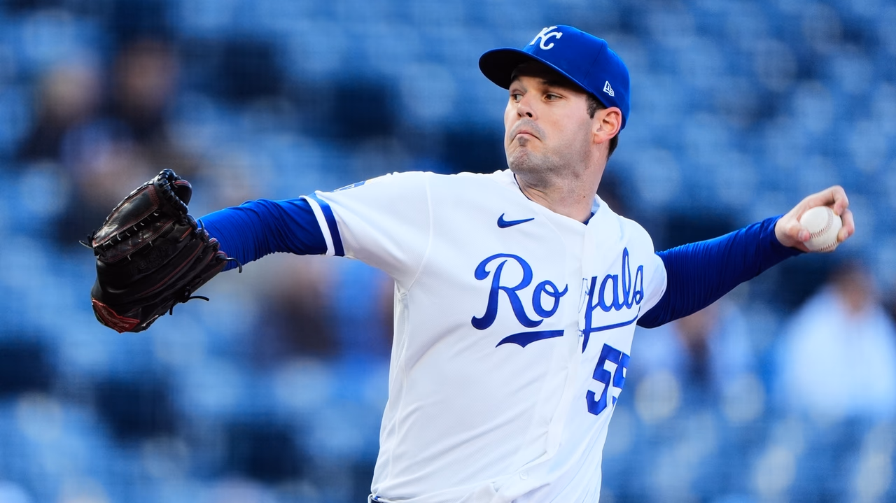 Royals starter Cole Ragans removed after 3 scoreless innings against Cleveland