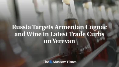 Russia Targets Armenian Cognac and Wine in Latest Trade Curbs on Yerevan