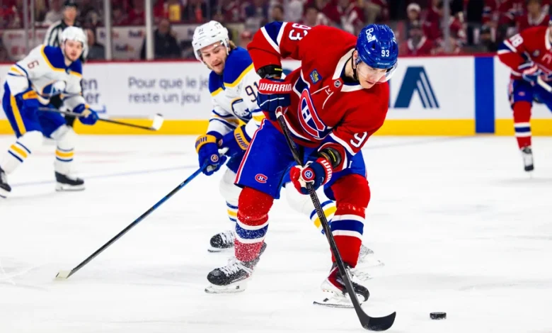 Sabres 1 – Canadien 1 (1re période) | Alex Newhook nivelle la marque