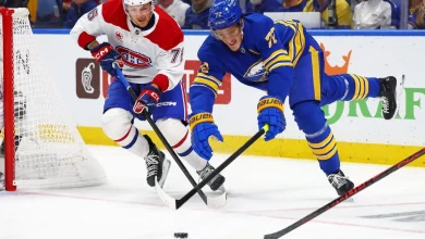 Sabres' Tage Thompson struggles as Canadiens tie series