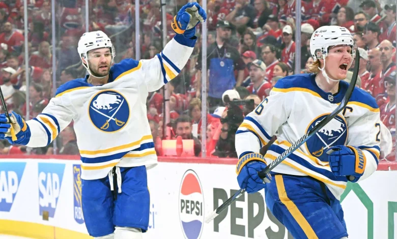 Sabres score 7 straight, surge past Canadiens to force Game 7 in East 2nd Round