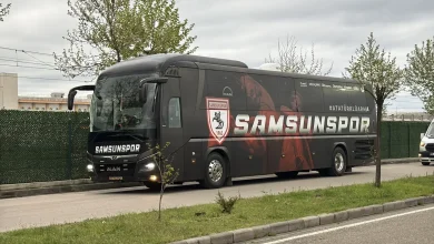 Samsunspor ve Galatasaray stadyuma geldi