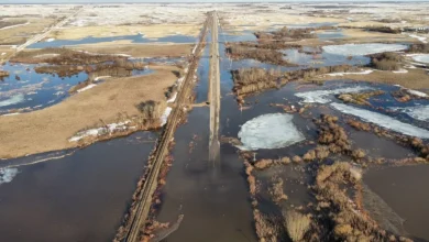 Saskatchewan flooding: Highways closed as spring melt covers roads