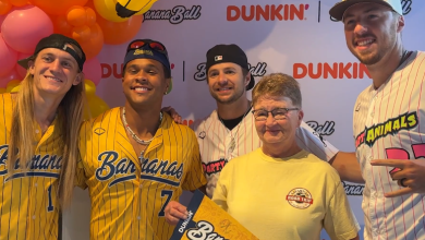 Savannah Bananas bring baseball, coffee and community together at Atlanta Dunkin' near Truist Park
