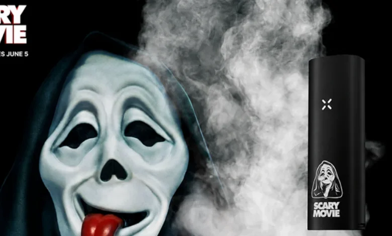 Scary Movie Went All In On Marketing To Stoners. A Vape, A Bong Popcorn Bucket, The Whole Thing.