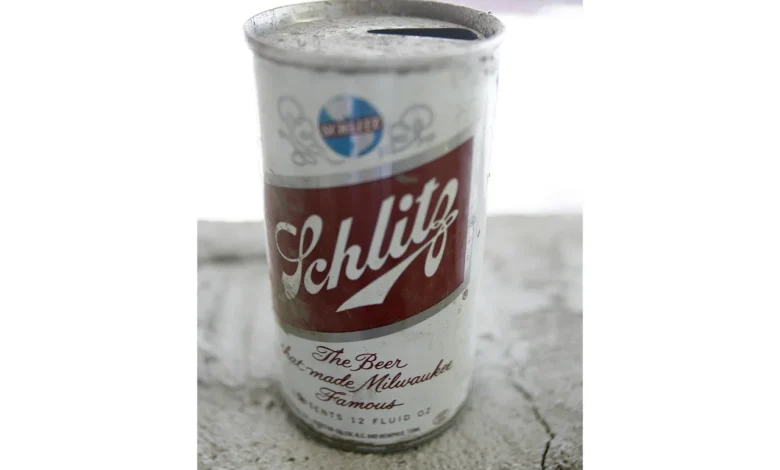 Schlitz beer, Pabst Brewing Company owned, being discontinued after 175 years