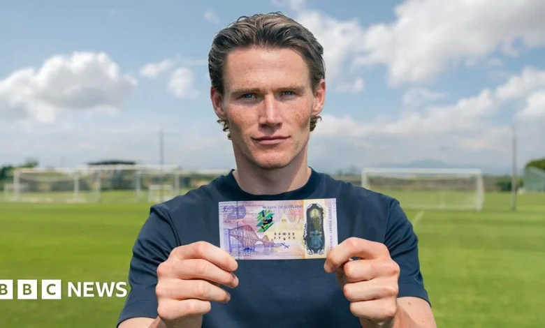 Scott McTominay overhead kick featured on new £20 banknote