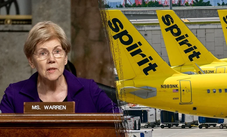 Sen Warren faces backlash over JetBlue merger block after Spirit shuts down