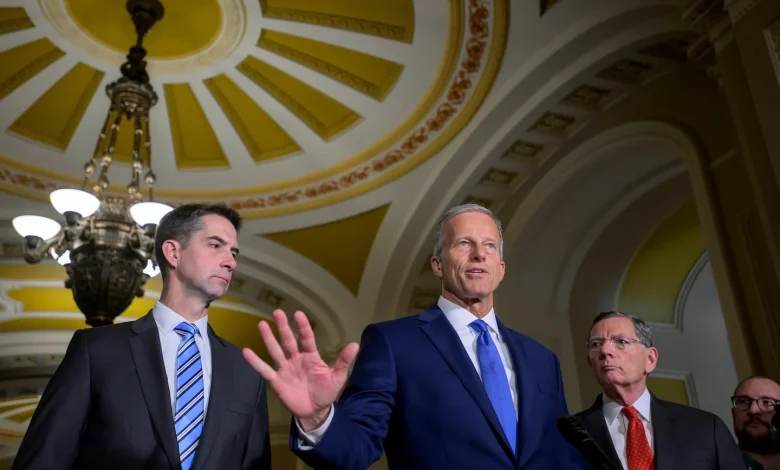 Senate GOP, frustrated with Trump’s $1.8B payout fund, delays immigration bill - The Washington Post