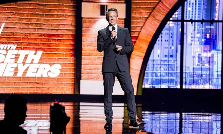 Seth Meyers Mocks Ellison-Owned CBS & Trump At NBCUniversal Upfronts