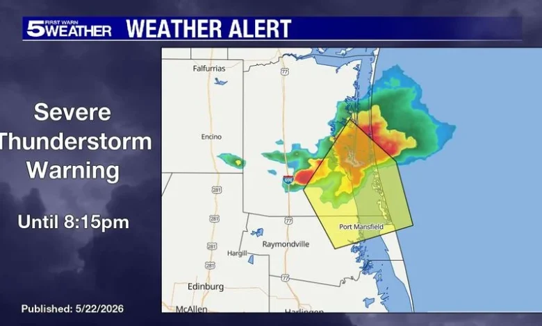 Severe thunderstorm warning for Willacy County expires