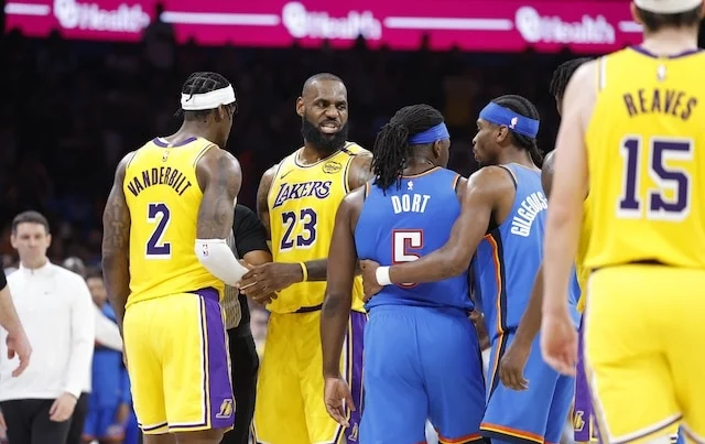 Shai Gilgeous-Alexander praises LeBron James