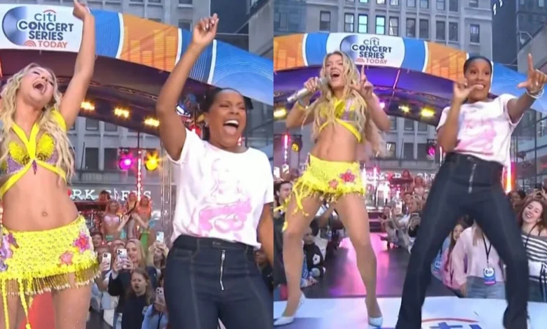 Sheinelle Jones Wows 'Today' Fans With Her Dance Moves On Stage With Zara Larsson