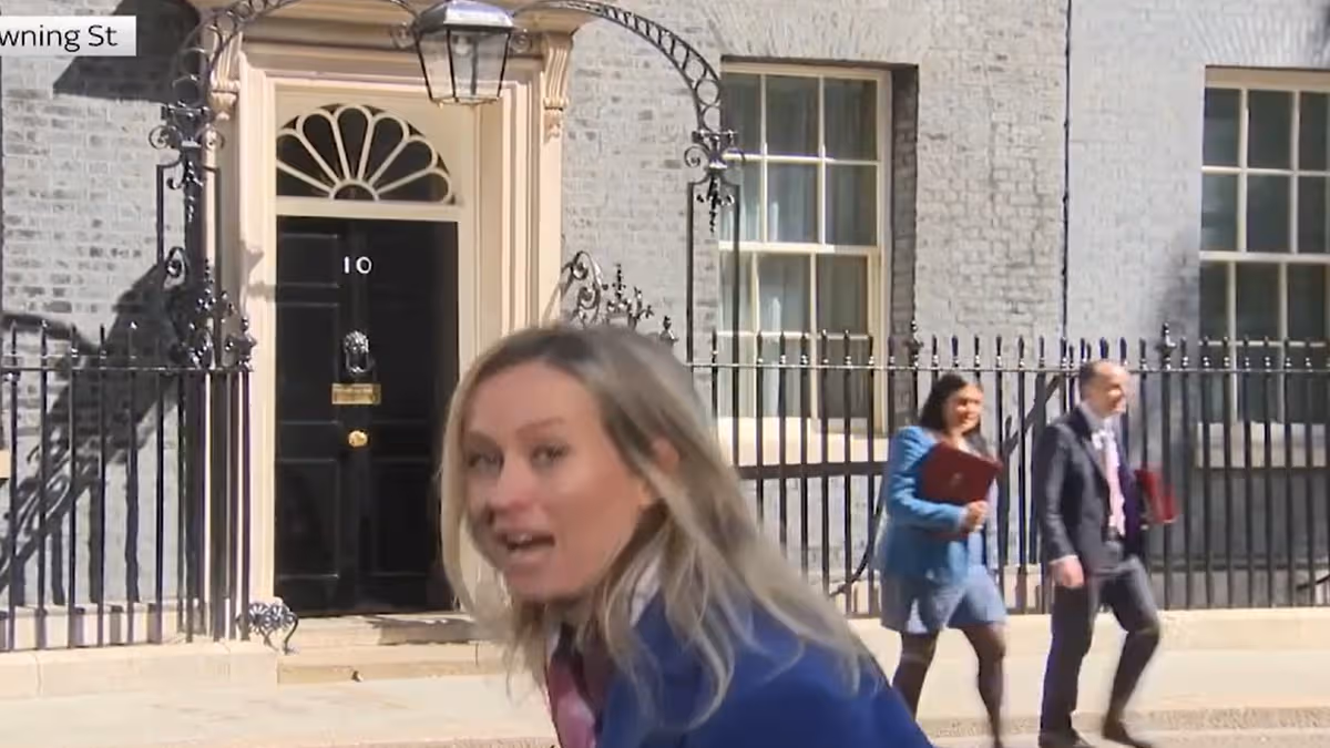 Sky News halted as chaos breaks out with host ducking camera and staff chasing ministers