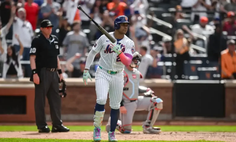 Soto’s grand slam caps Mets sweep of Marlins, 4th straight win