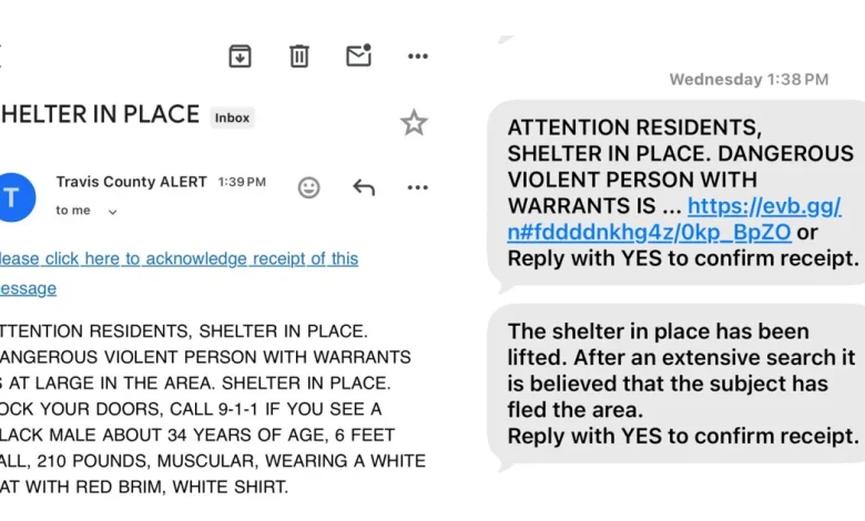 South Austin residents say a shelter-in-place alert looked like a phishing scam. It wasn't