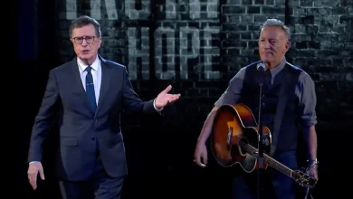 Springsteen Salutes Colbert: He Lost His Show Because Trump "Can't Take a Joke"