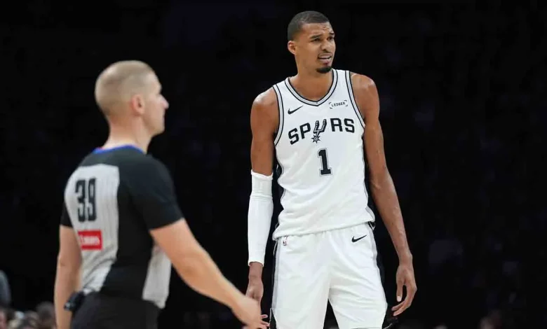 Spurs' Wembanyama ejected in Game 4 for elbowing Timberwolves' Reid