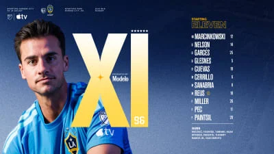 Starting XI presented by Modelo: LA Galaxy at Sporting Kansas City | May 13, 2026