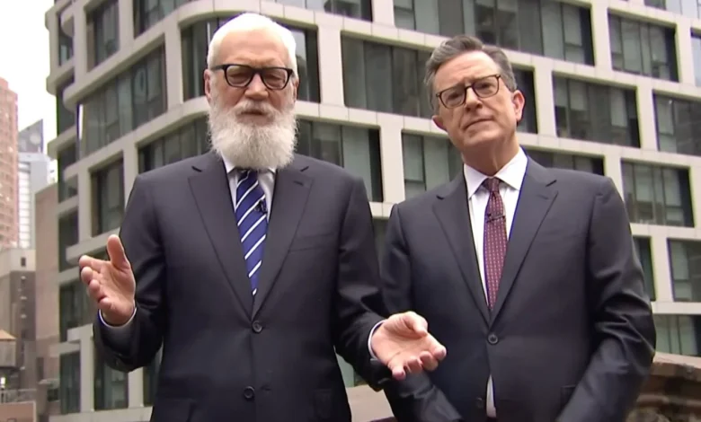 Stephen Colbert & David Letterman Take Revenge on CBS on 'The Late Show'