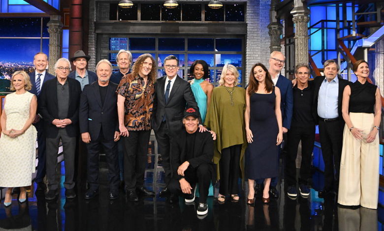 Stephen Colbert Gets Questioned by Famous Friends on Eve of Final ‘Late Show’ Episode