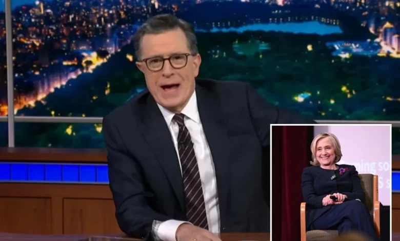Stephen Colbert reveals unaired 'Late Show' Hillary Clinton graphic that never aired