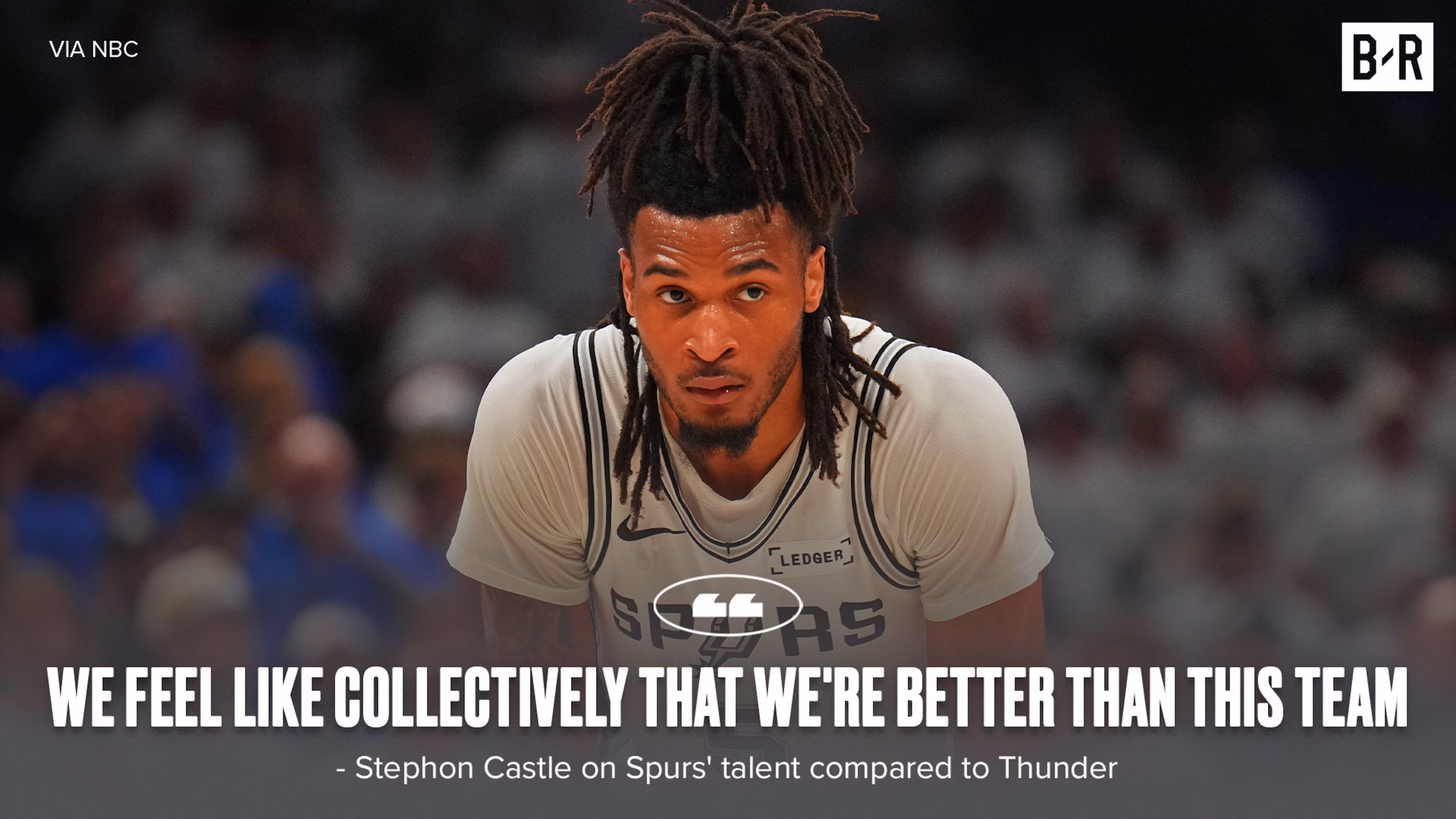 Stephon Castle Makes Bold Claim About Spurs' Talent Compared to Thunder After G6 Win