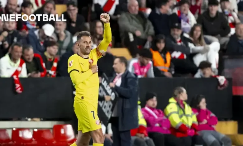 Stuani saves a point in Vallecas