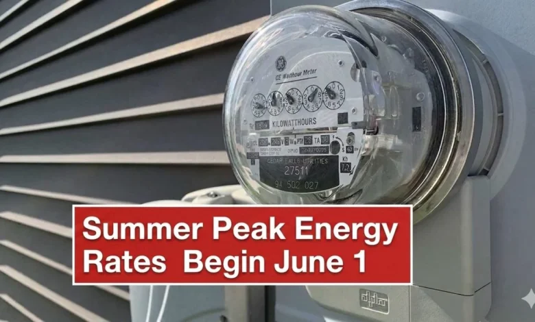 Summer Peak Energy Rates go into effect June 1, tips to save money