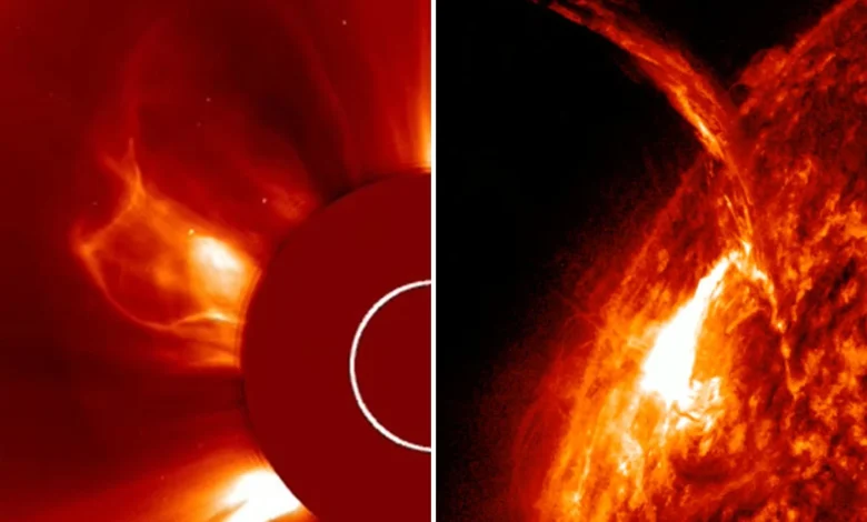 Sun unleashes colossal solar flare and coronal mass ejection, raising the chances of northern lights this week