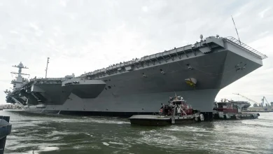 Supercarrier USS Gerald R. Ford To Act As Floating Nuclear Power Plant For Facilities On Land