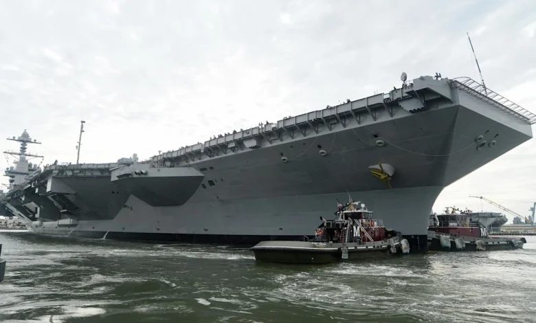 Supercarrier USS Gerald R. Ford To Act As Floating Nuclear Power Plant For Facilities On Land