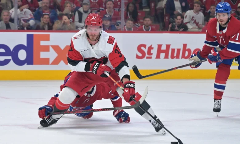 Svechnikov scores in OT as Hurricanes beat Canadiens 3-2 in Game 3 of East final