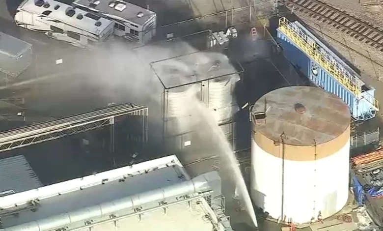 Tank spews toxic chemicals in Garden Grove