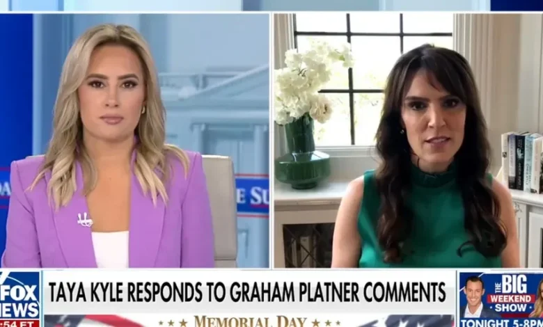 Taya Kyle blasts Graham Platner's 'cowardly' Chris Kyle comments