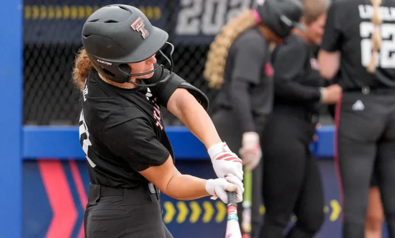 Texas Tech softball vs Mississippi State in WCWS | Live score updates