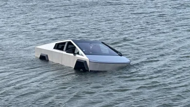 Texas man arrested after intentionally driving Cybertruck into lake to test 'wade mode,' police say